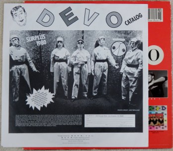 Devo: Freedom of Choice (inner sleeve - back)