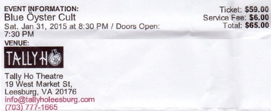 Blue Oyster Cult - Leesburg